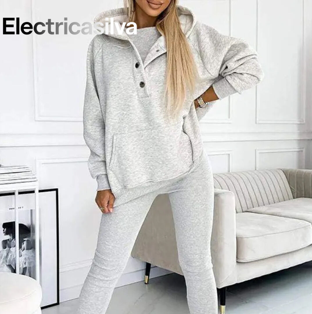 Casual Comfort Sweatshirt Suit