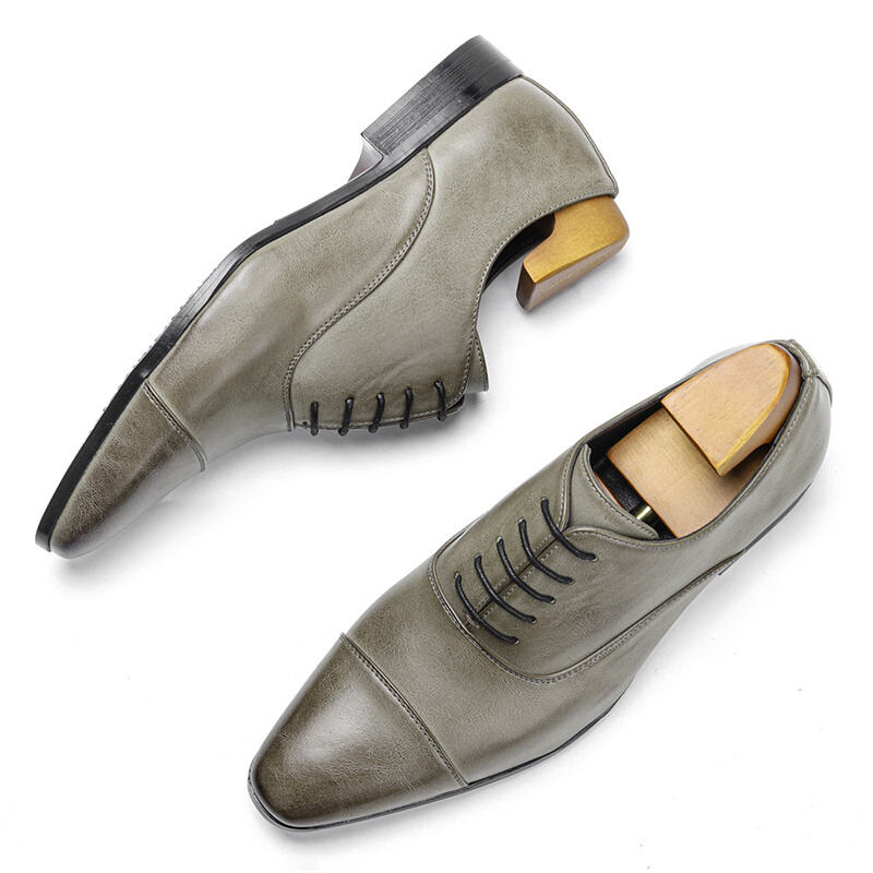 Men's Comfortable Lightweight Cap-toe Oxford Shoes