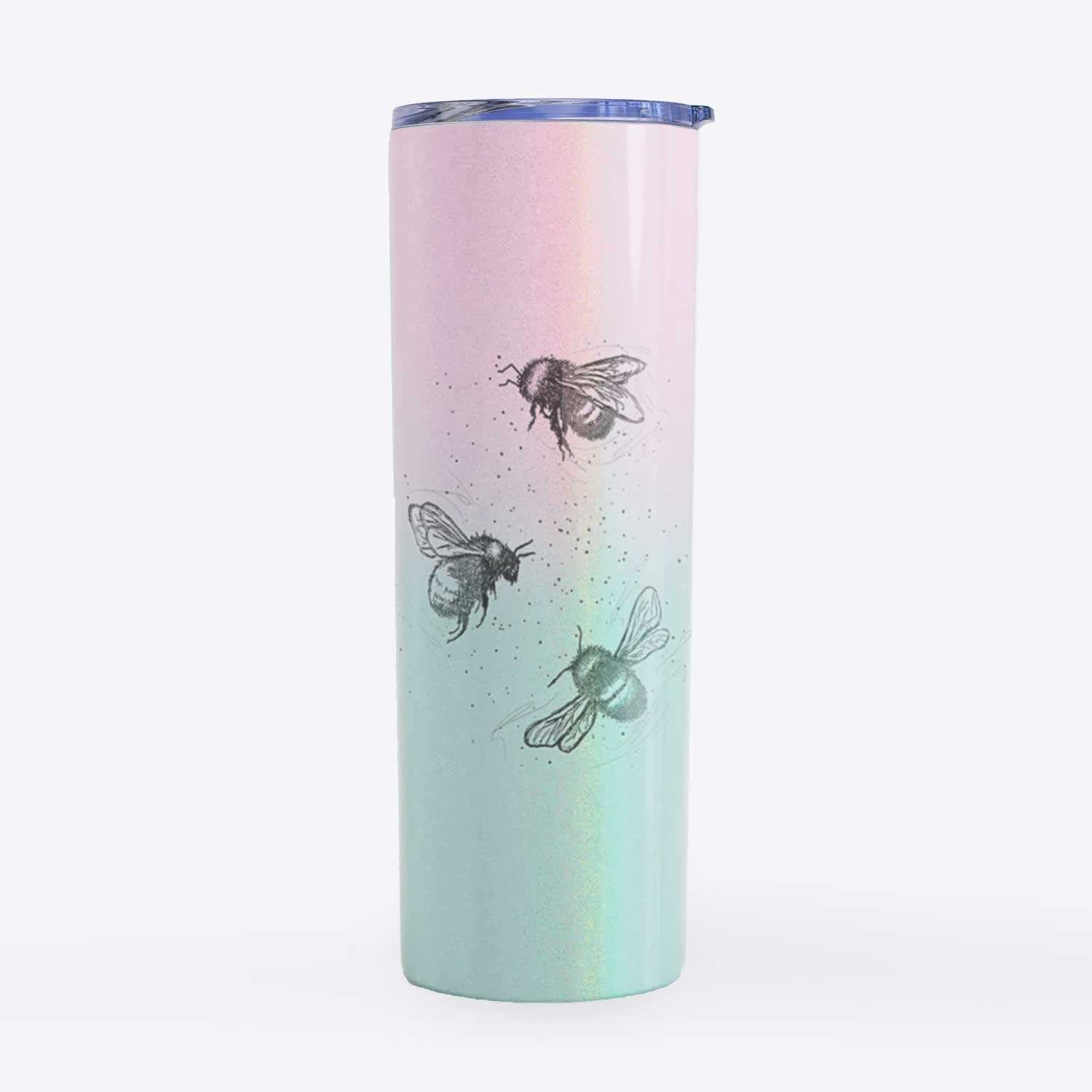 American Bumblebee Trio - Bombus Pensylvanicus - 20oz Skinny Tumbler