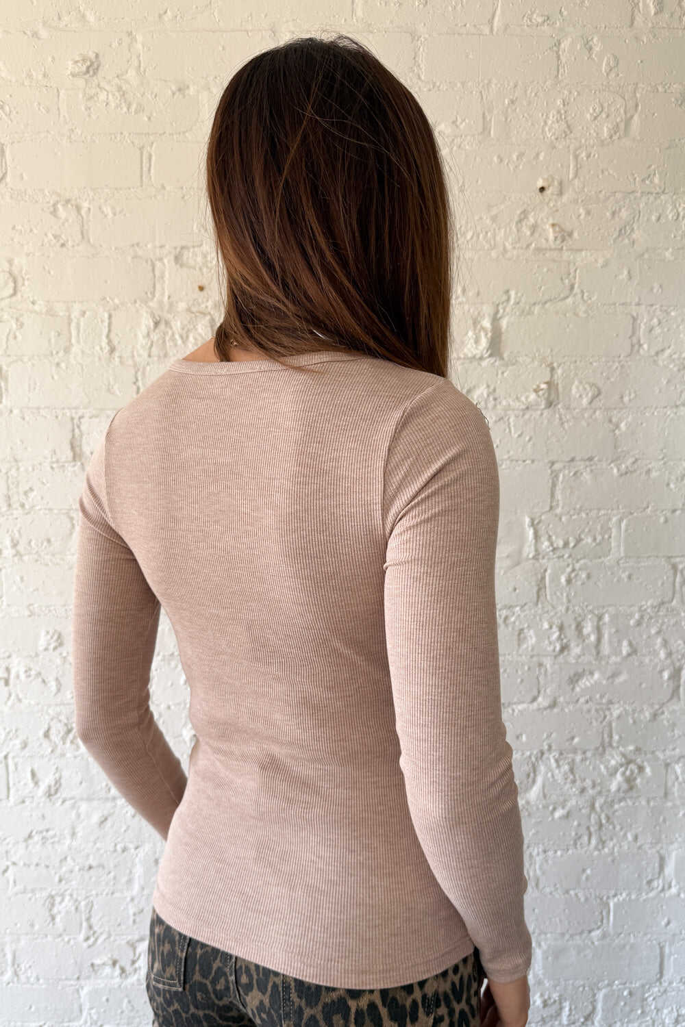 Classic Long Sleeve Rib Tee