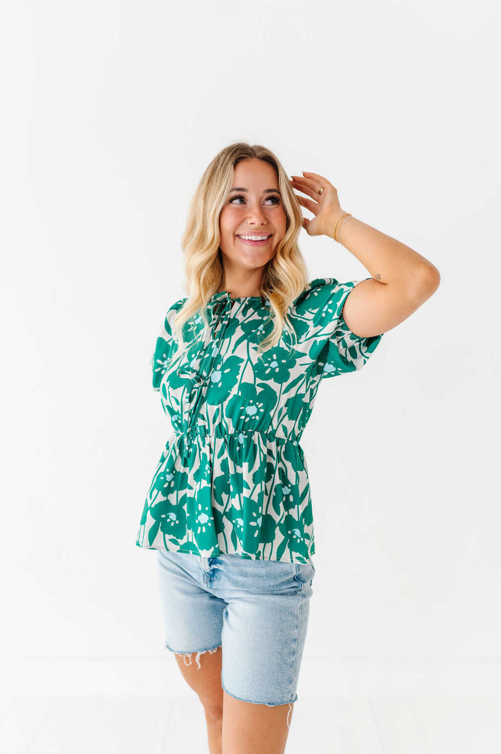 Evana Tie Blouse