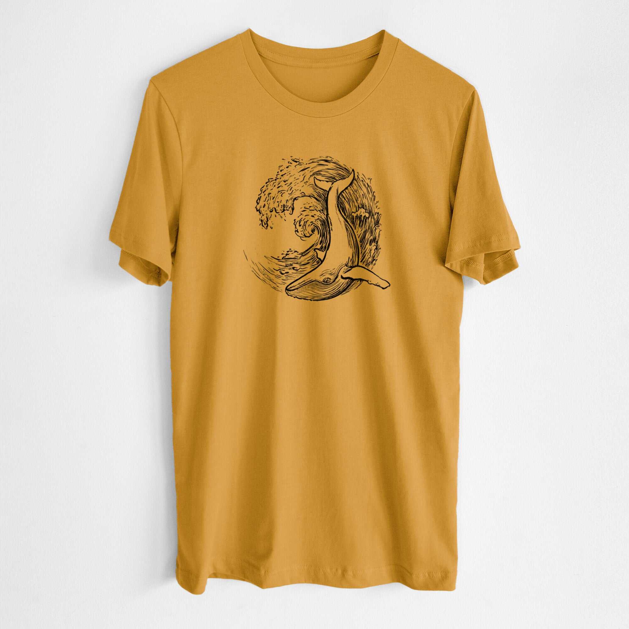 Whale Wave - Lightweight 100% Cotton Unisex Crewneck