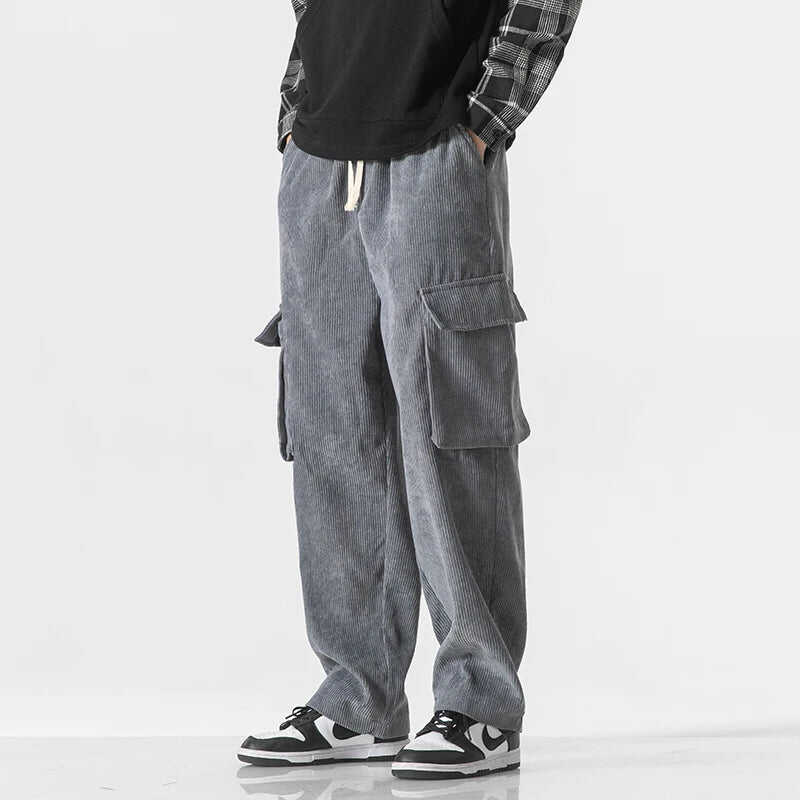 CORDUROY CARGO PANTS