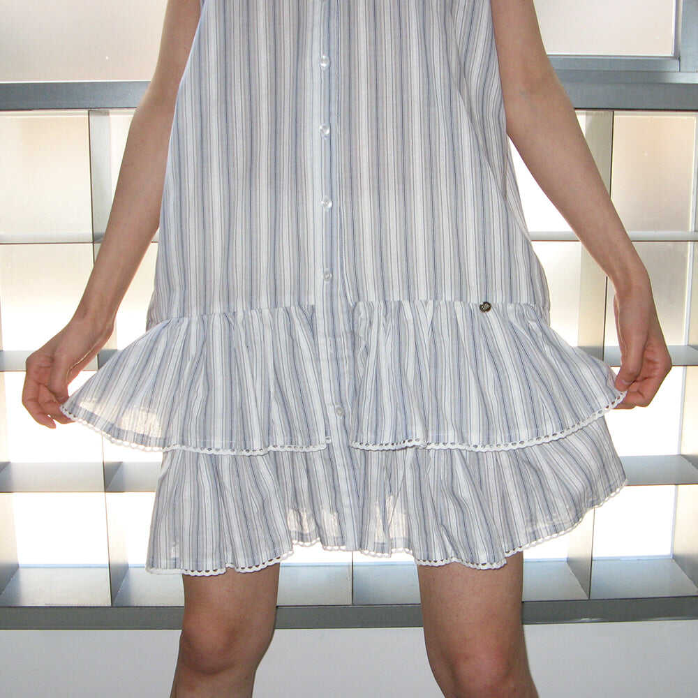 SHIRT DRESS BLUE STRIPE