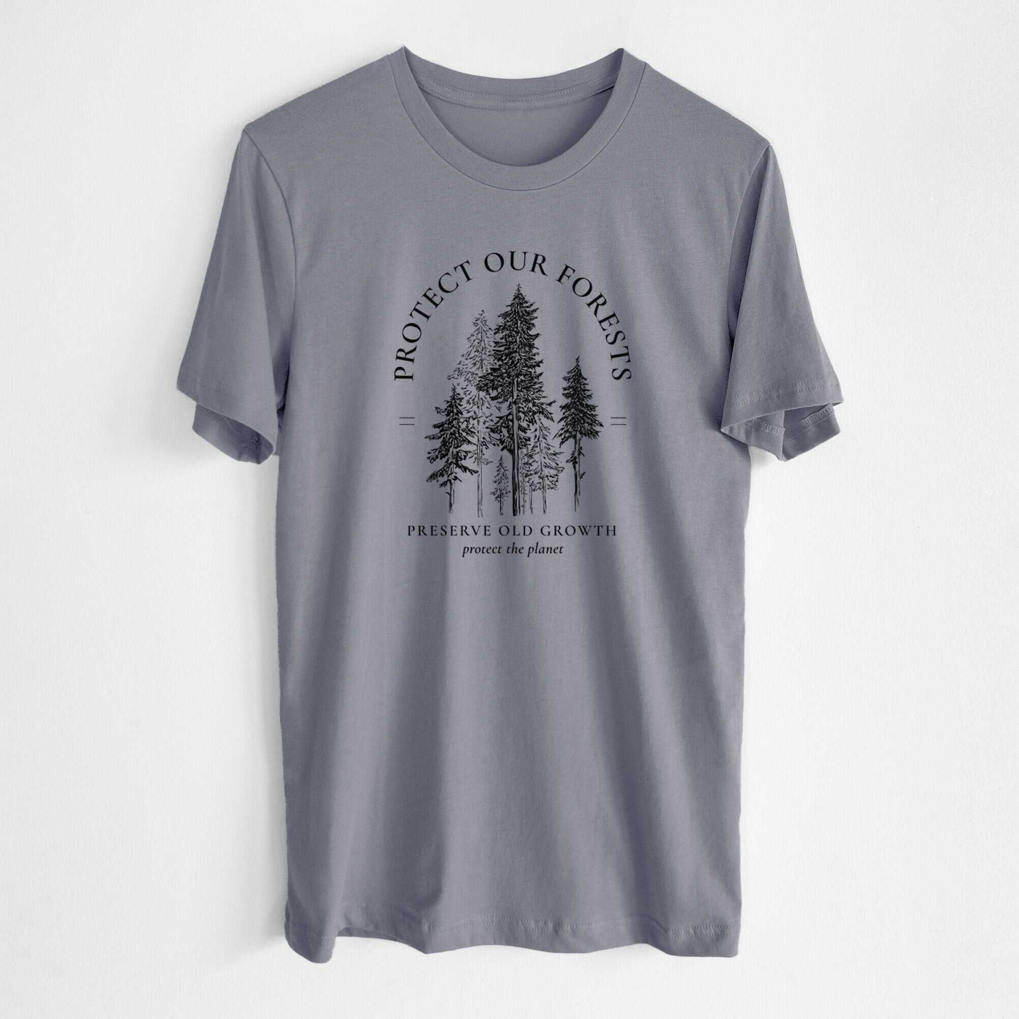 Protect our Forests - Preserve Old Growth - Lightweight 100% Cotton Unisex Crewneck