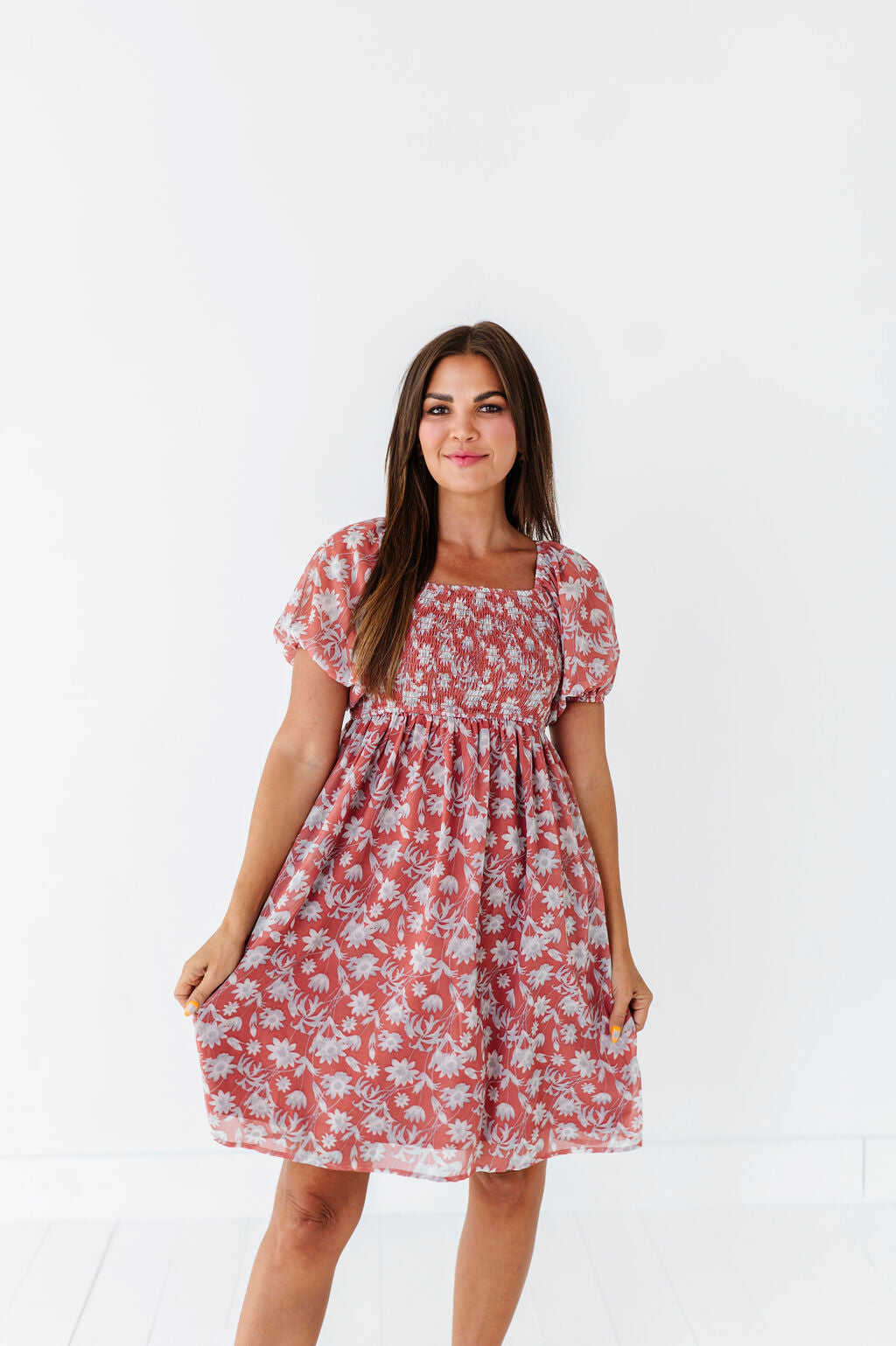Kimberly Smocked Dress - Size 3X & 4X Left