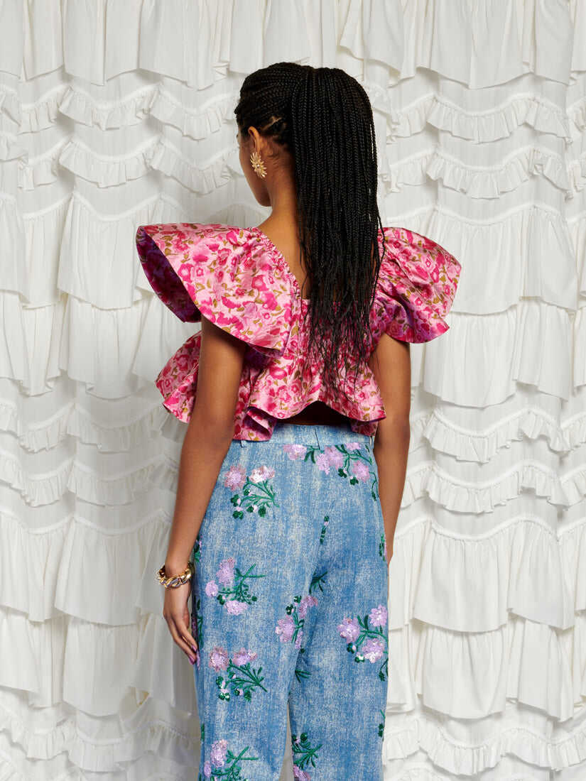 <b>DREAM</b> Primavera Jacquard Top