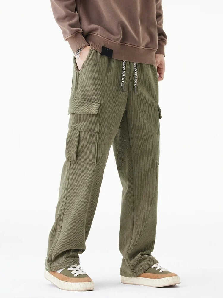 FLEECE LINED CARGO PANTS
