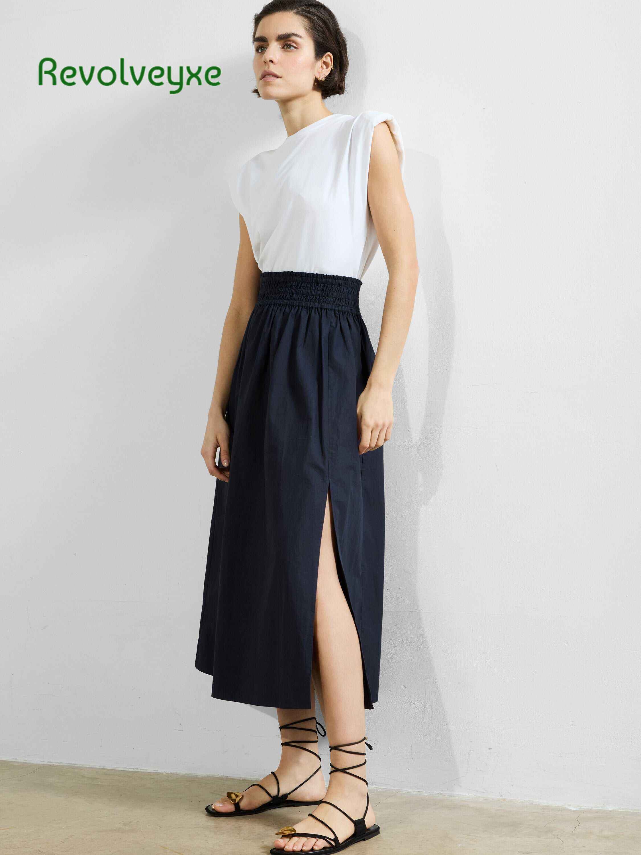 Barletta Poplin Square Skirt