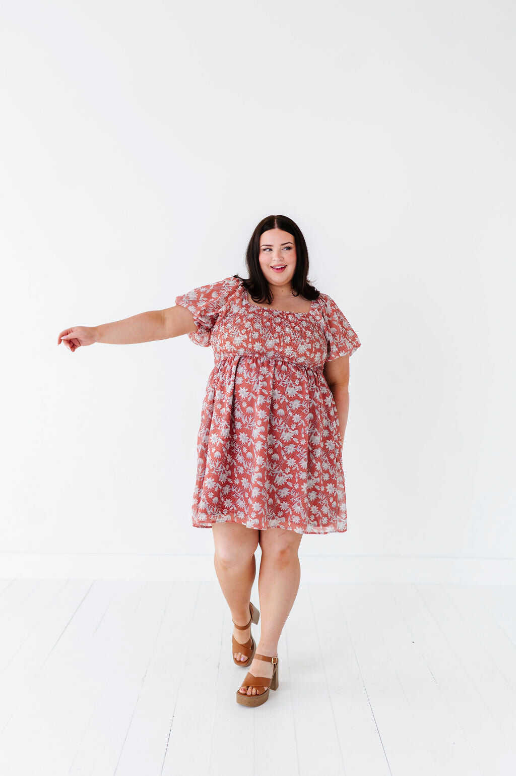 Kimberly Smocked Dress - Size 3X & 4X Left