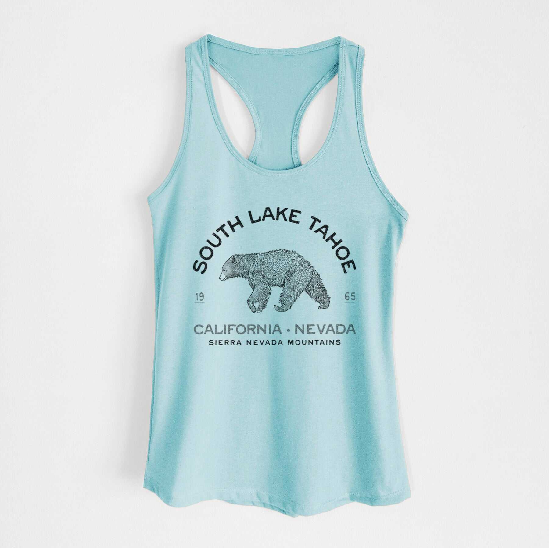 South Lake Tahoe Black Bear - Women's Racerback Tanktop
