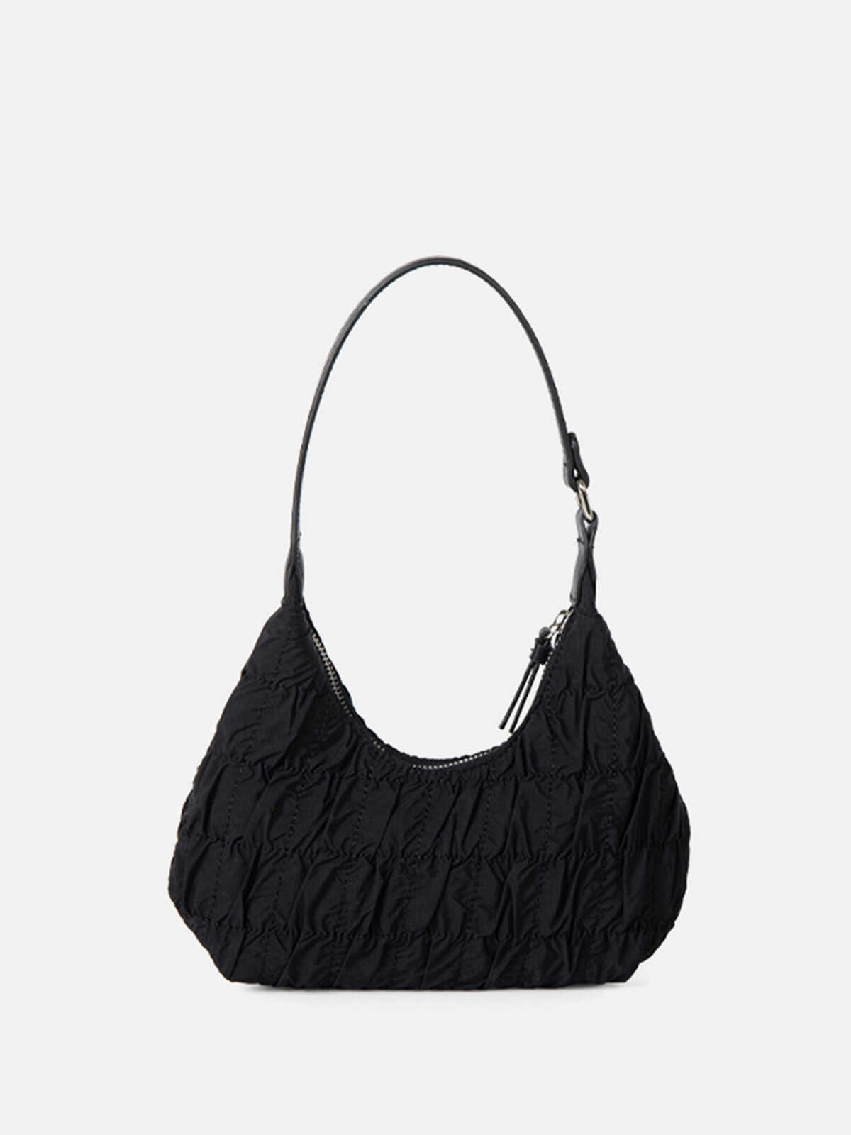 Black Wadded Bag