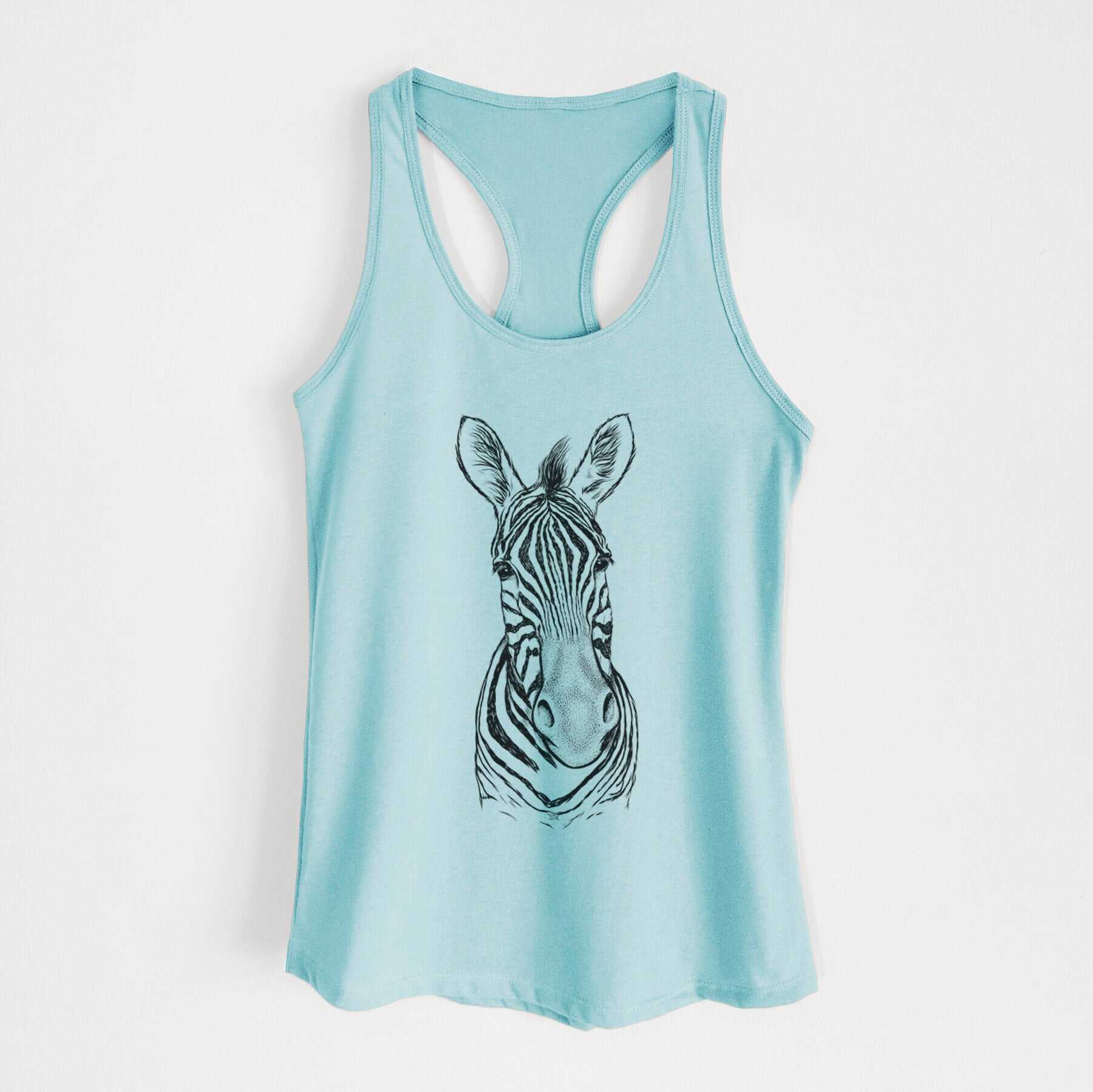 Damara Zebra - Equus quagga antiquorum - Women's Racerback Tanktop