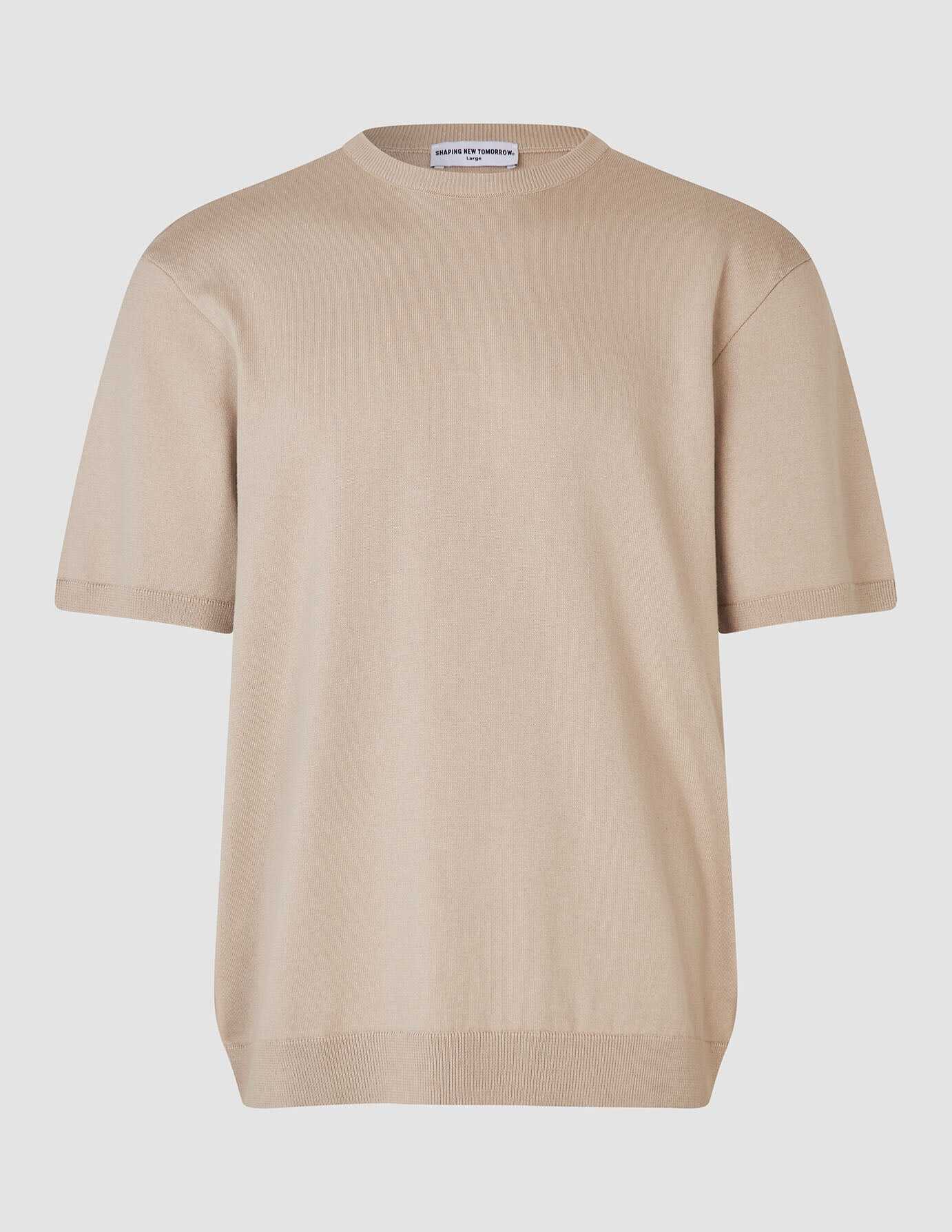 Everyday Knit Box Fit T-shirt Birchwood