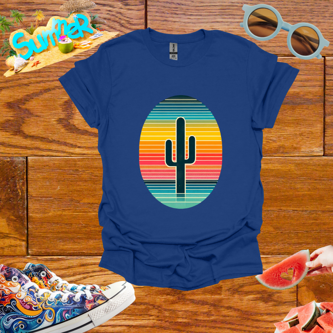 ZCKBDColorful Cactus T-Shirt