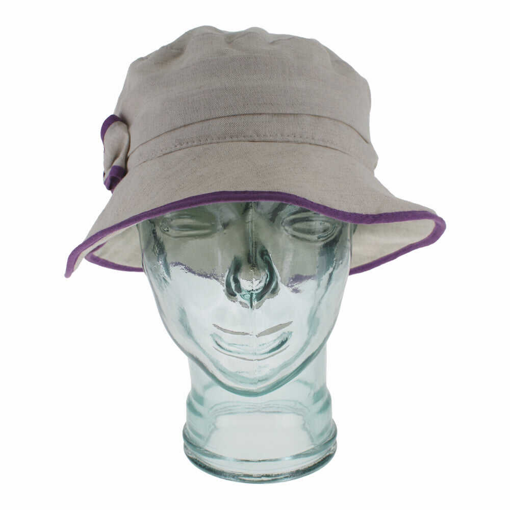 100% Linen  Bucket  Hat