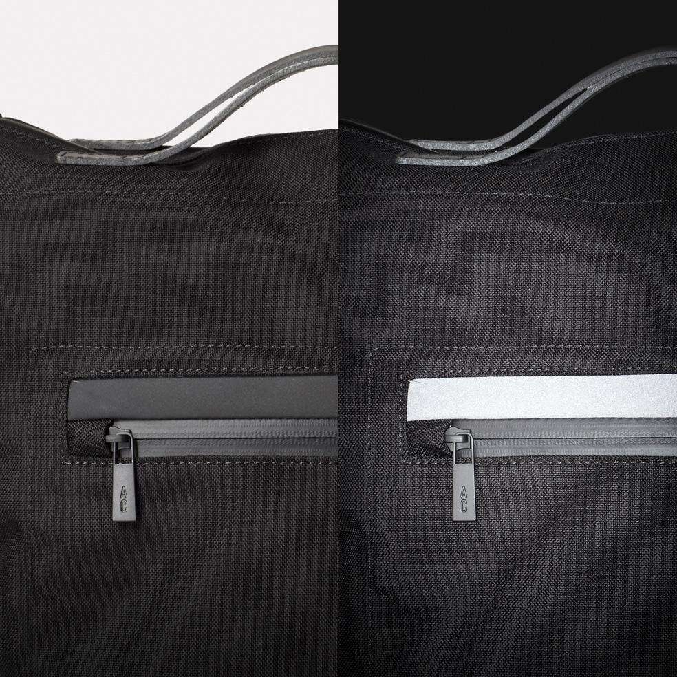Hoy Travel Cycle Recycled Backpack in Black