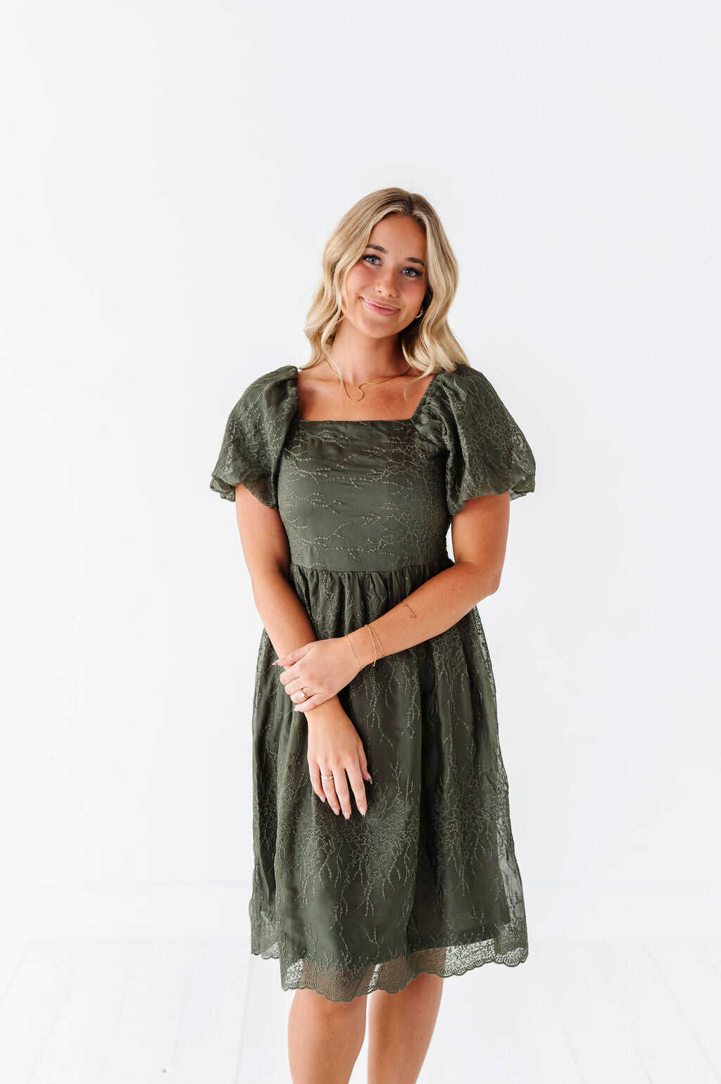 Blythe Embroidered Dress - Size 1XL, 2XL, & 3XL Left