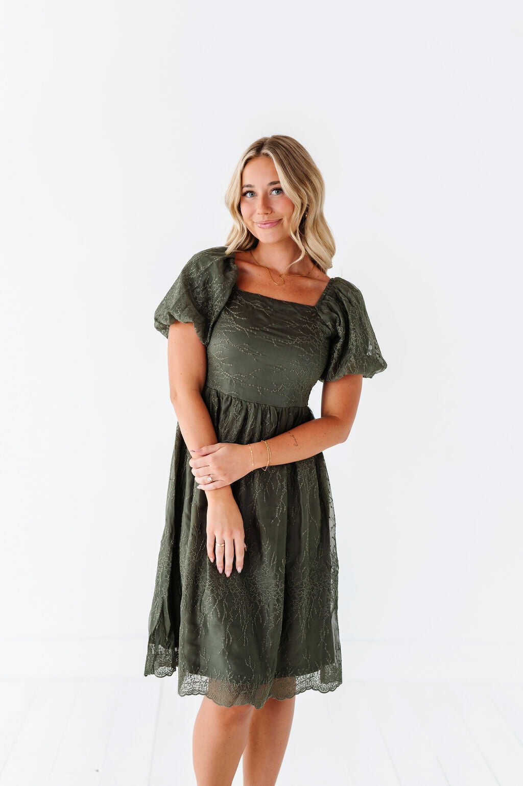 Blythe Embroidered Dress - Size 1XL, 2XL, & 3XL Left