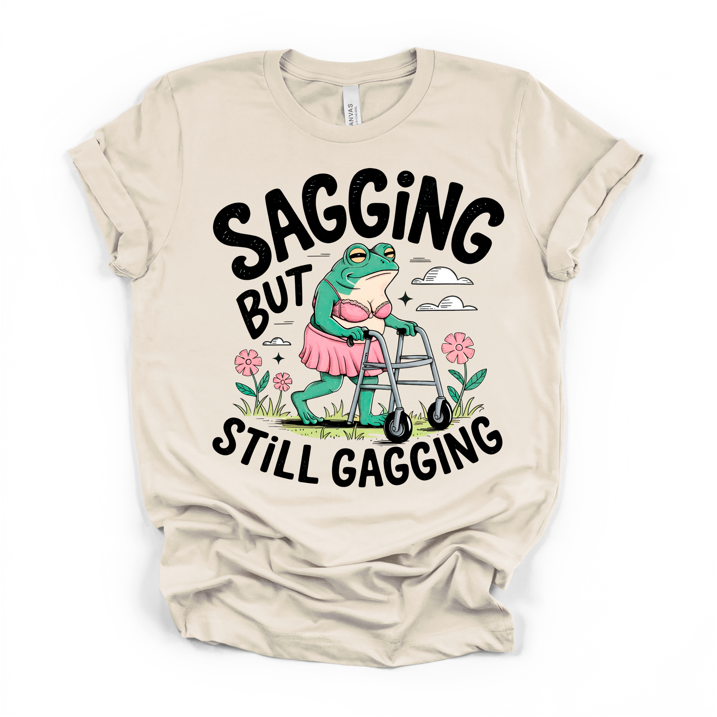 Sagging But Still Gagging Women's Humor T shirt