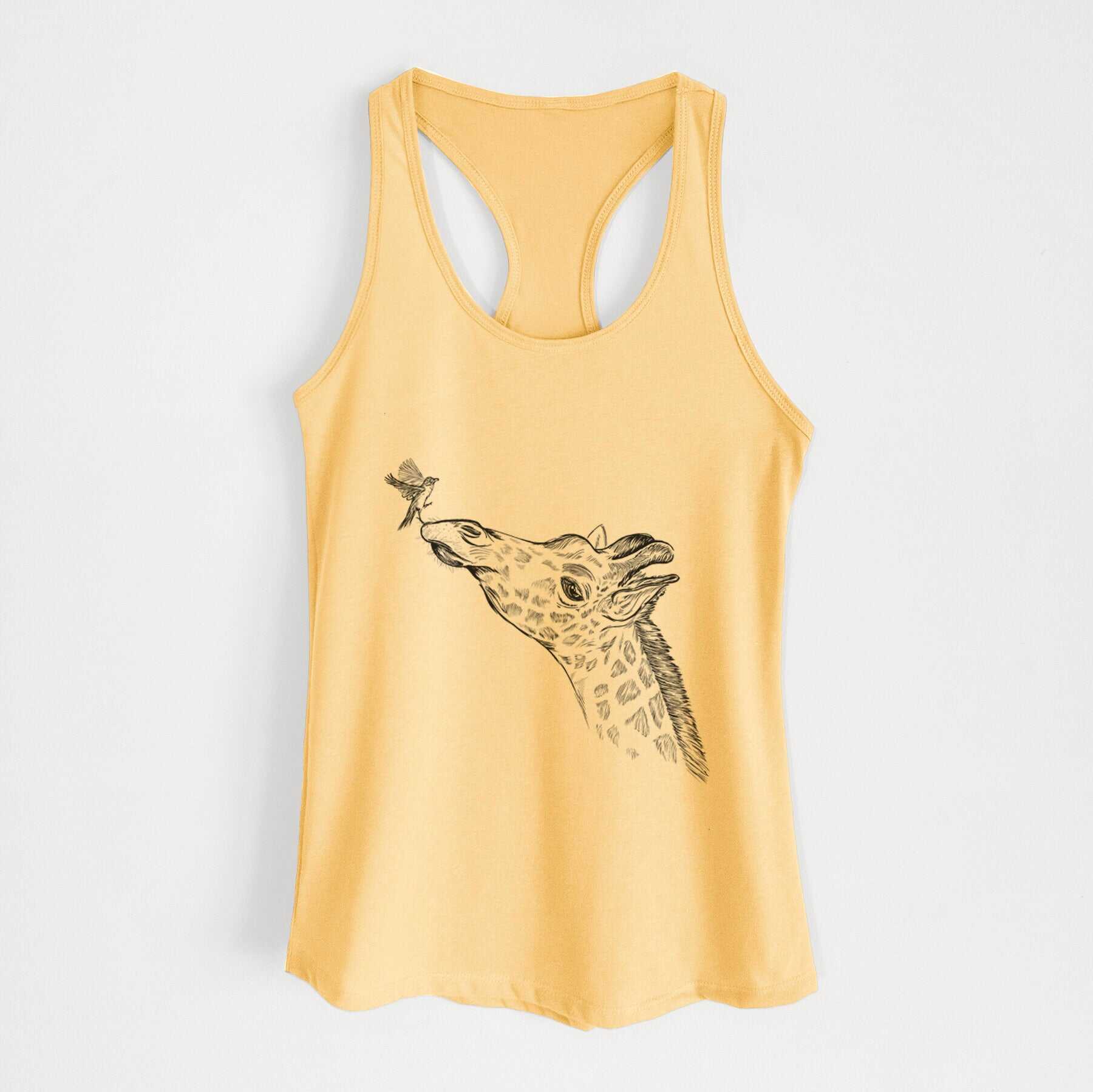 Northern Giraffe - Giraffa camelopardalis - Women's Racerback Tanktop
