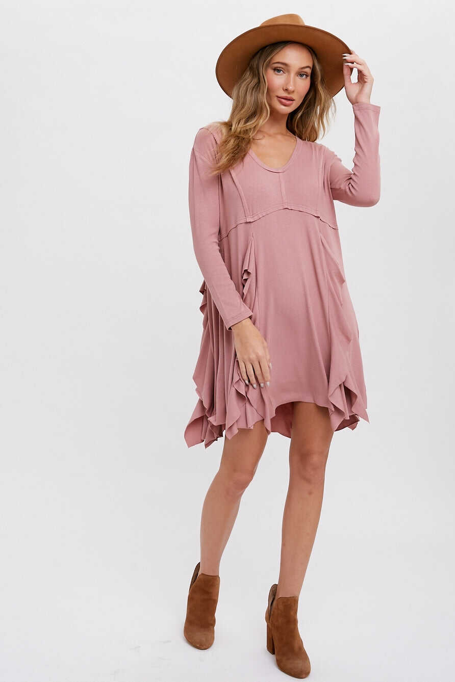 Ruffled Babydoll Dress