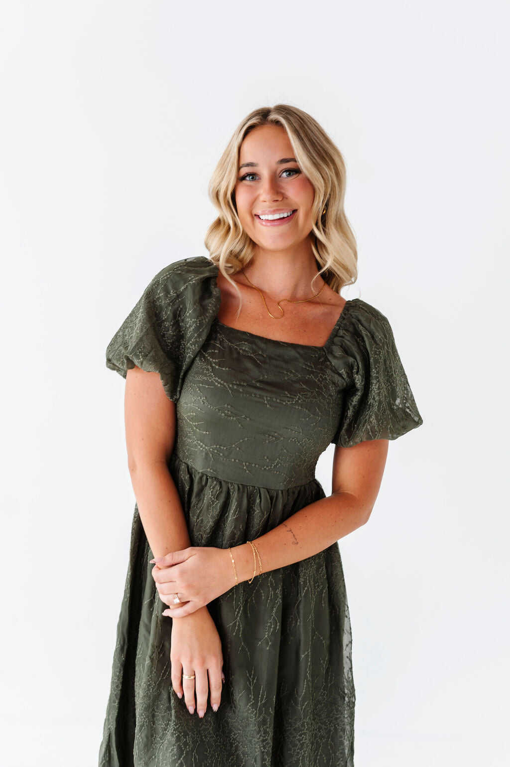 Blythe Embroidered Dress - Size 1XL, 2XL, & 3XL Left