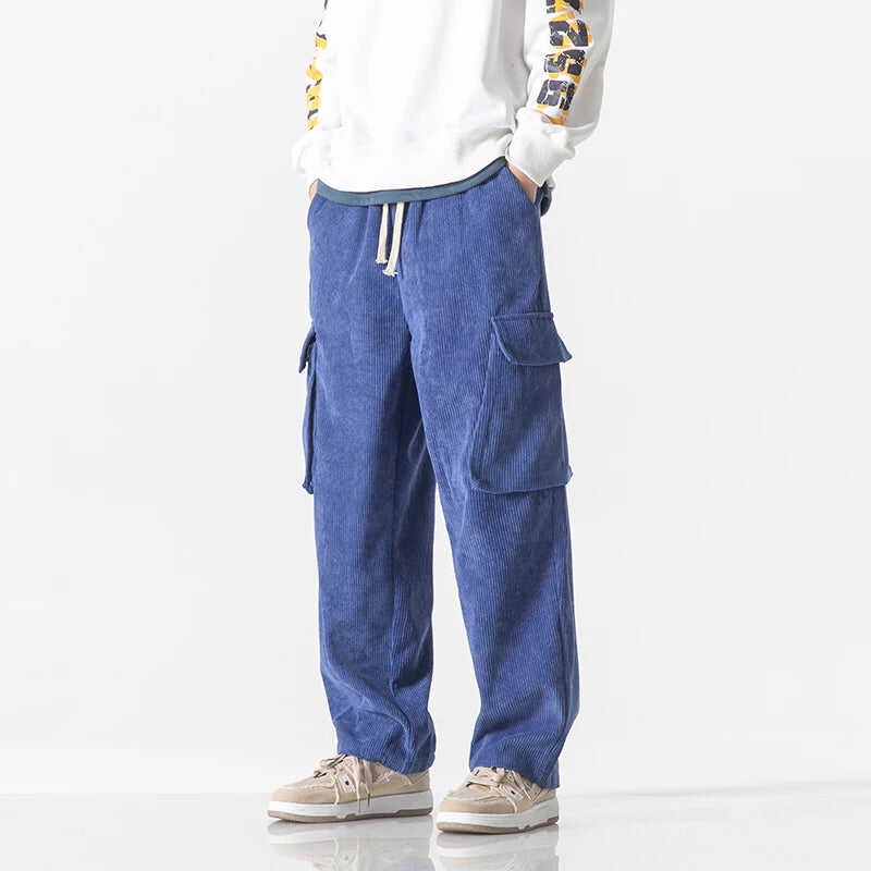 CORDUROY CARGO PANTS