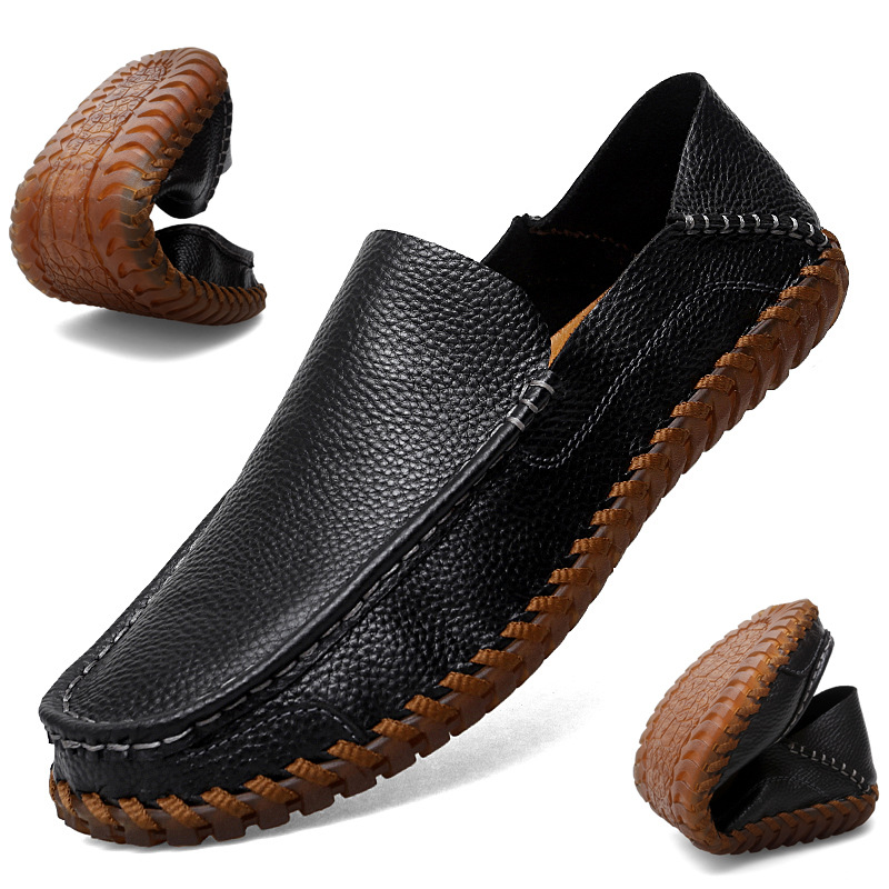 Men's Genuine Leather  Comfortable Lightweight Non-Slip Orthopedic Shoes