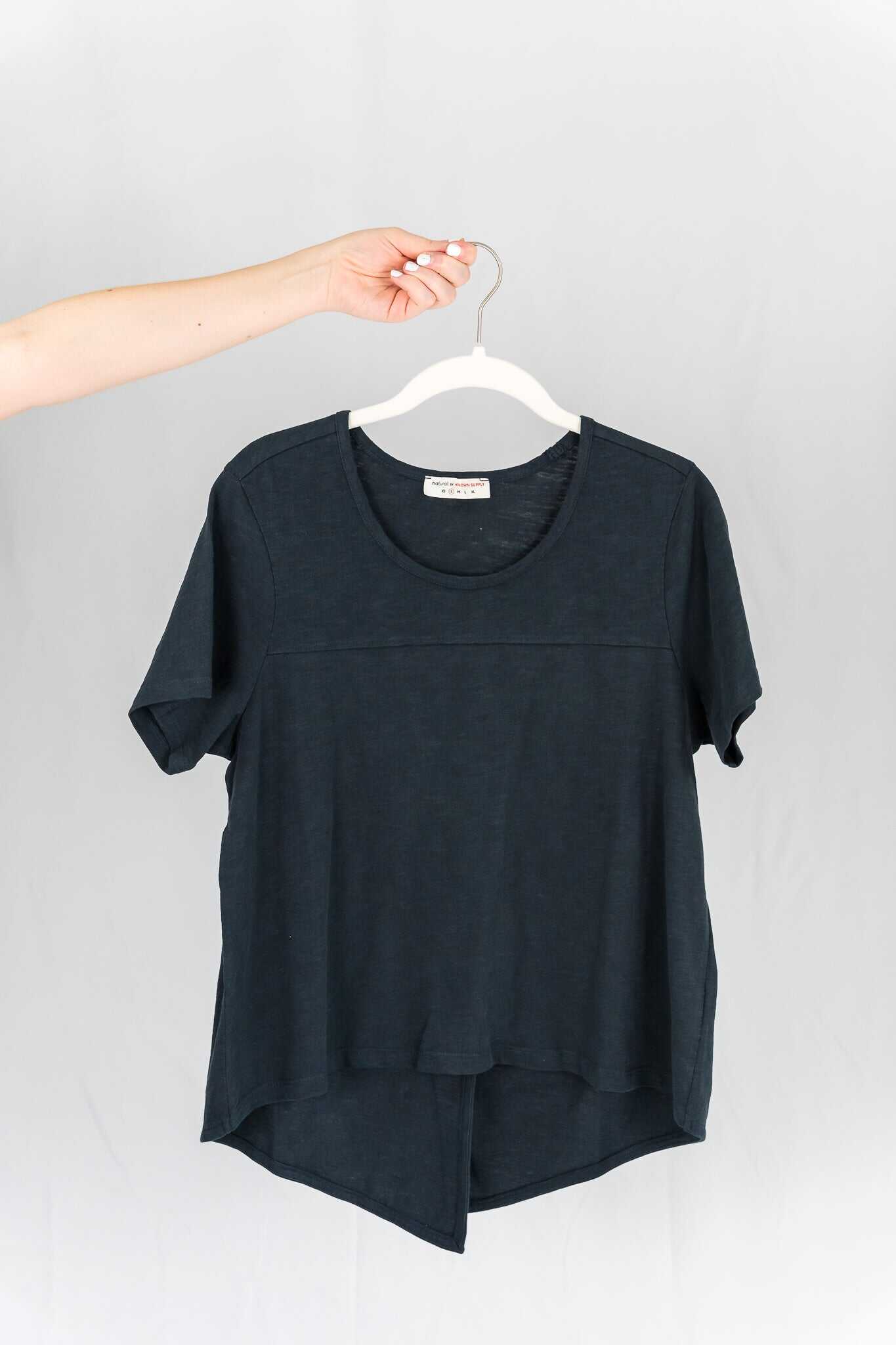 Open Back Short Sleeve Knit Top - SALE