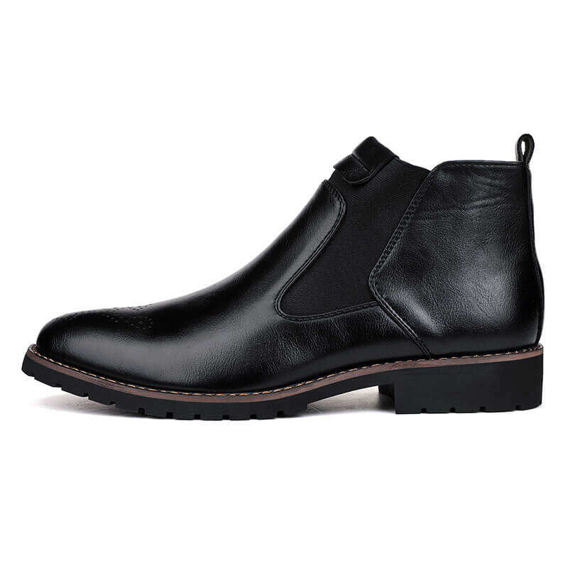 Dallader Men's Carved Casual Chelsea Boots