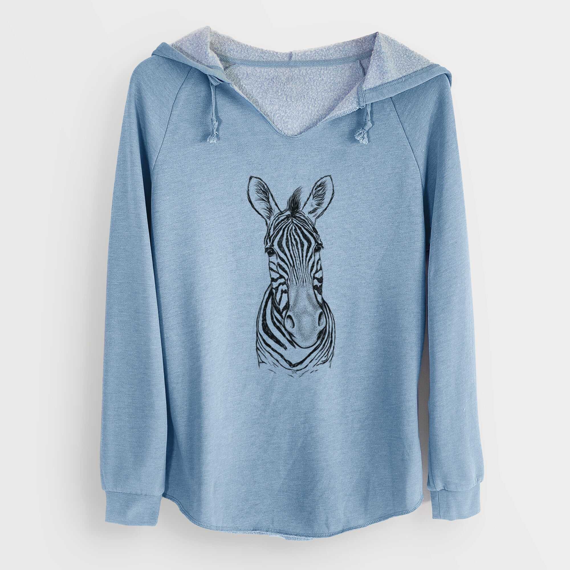 Damara Zebra - Equus quagga antiquorum - Cali Wave Hooded Sweatshirt