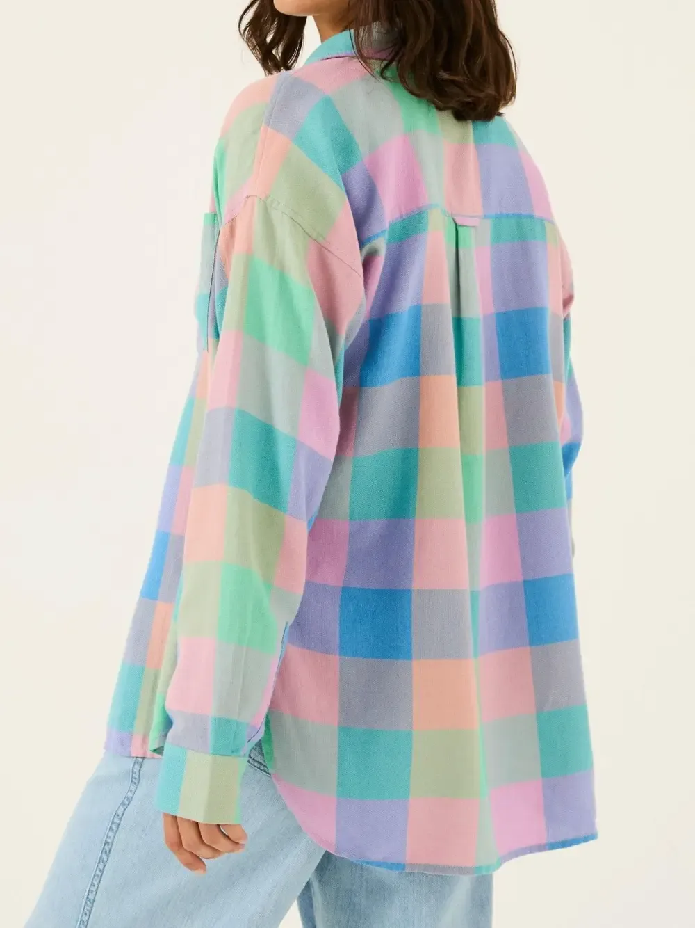 Multi 100% Cotton Check Shirt
