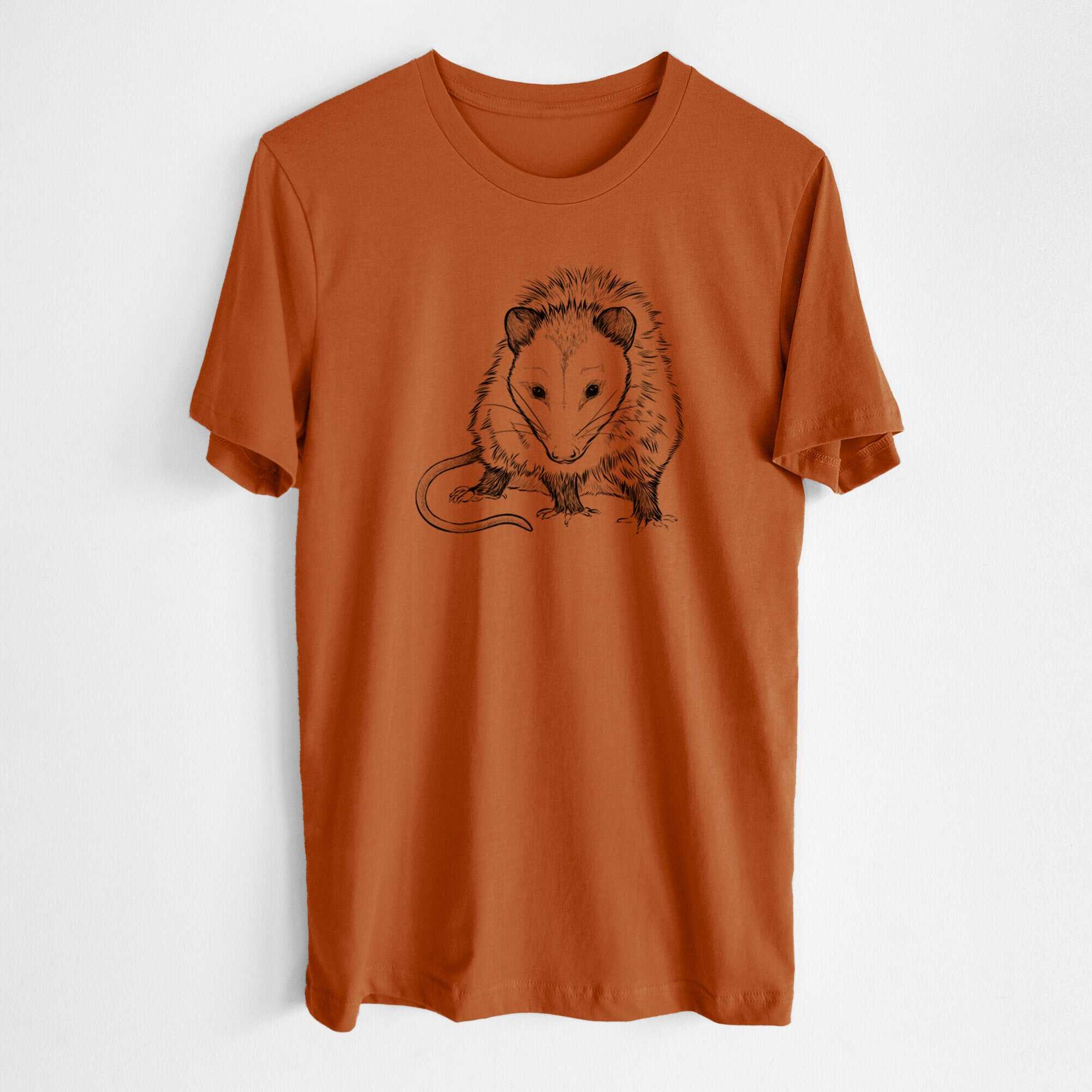 Virginia Opossum - Didelphis virginiana - Lightweight 100% Cotton Unisex Crewneck