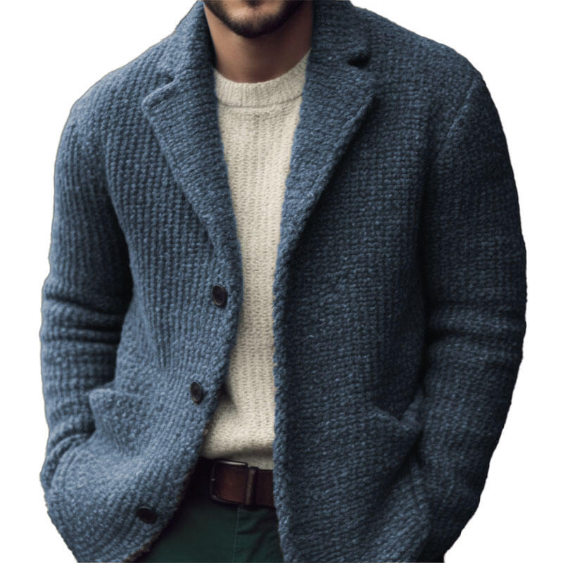 Men's Elegant Knitted Jacket