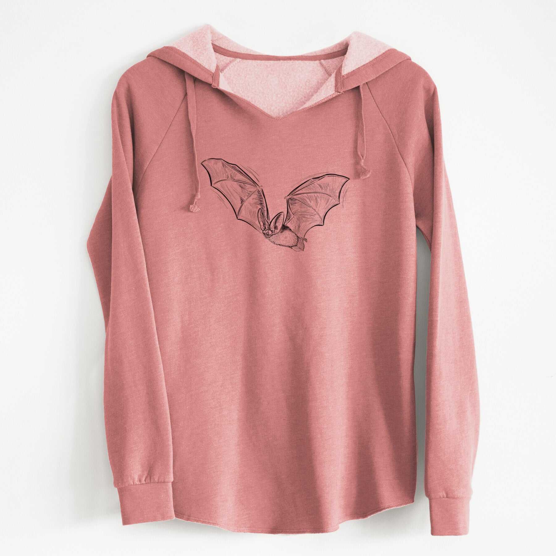 Spotted Bat - Euderma maculatum - Cali Wave Hooded Sweatshirt
