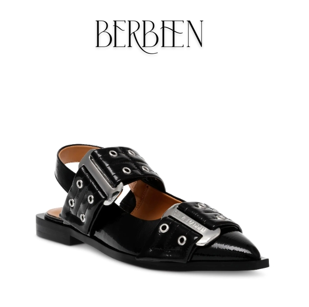 Grand Ave Sandals BLACK PATENT