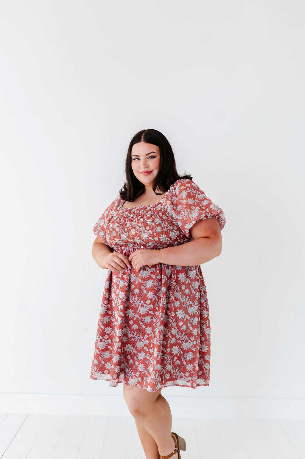 Kimberly Smocked Dress - Size 3X & 4X Left