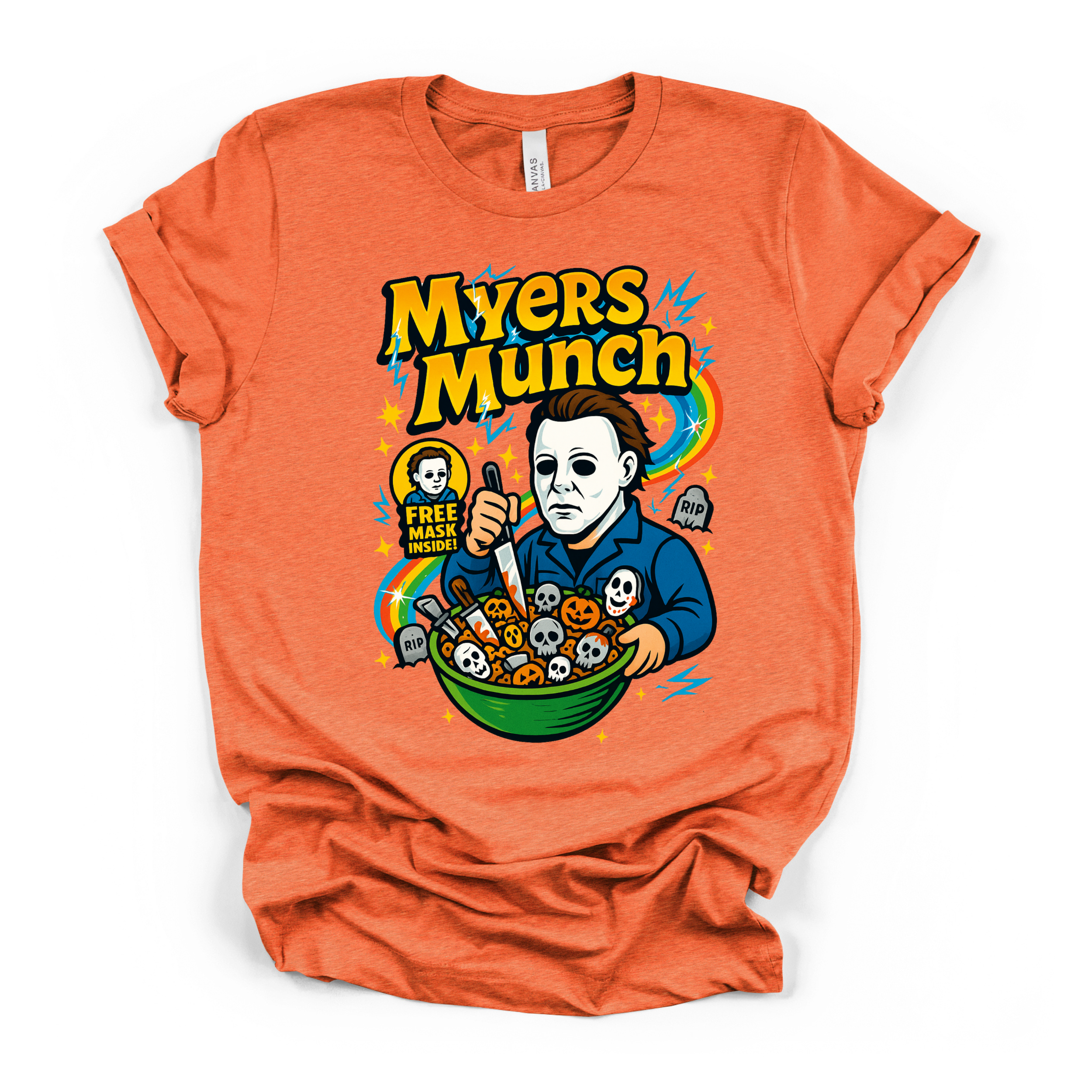 Myers Munch Halloween T Shirt