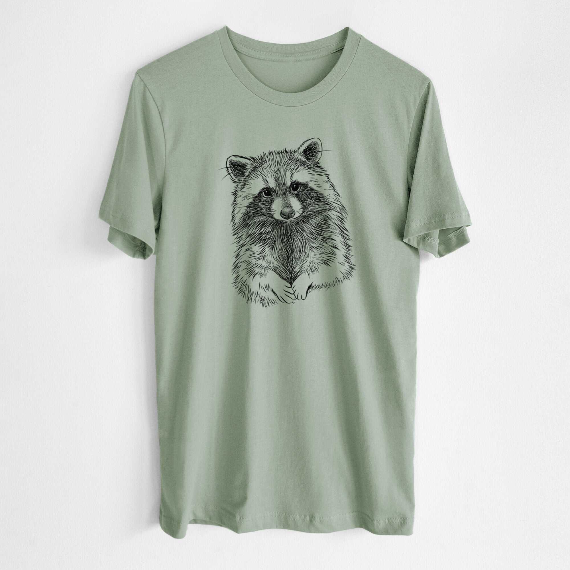 Raccoon - Procyon lotor - Lightweight 100% Cotton Unisex Crewneck