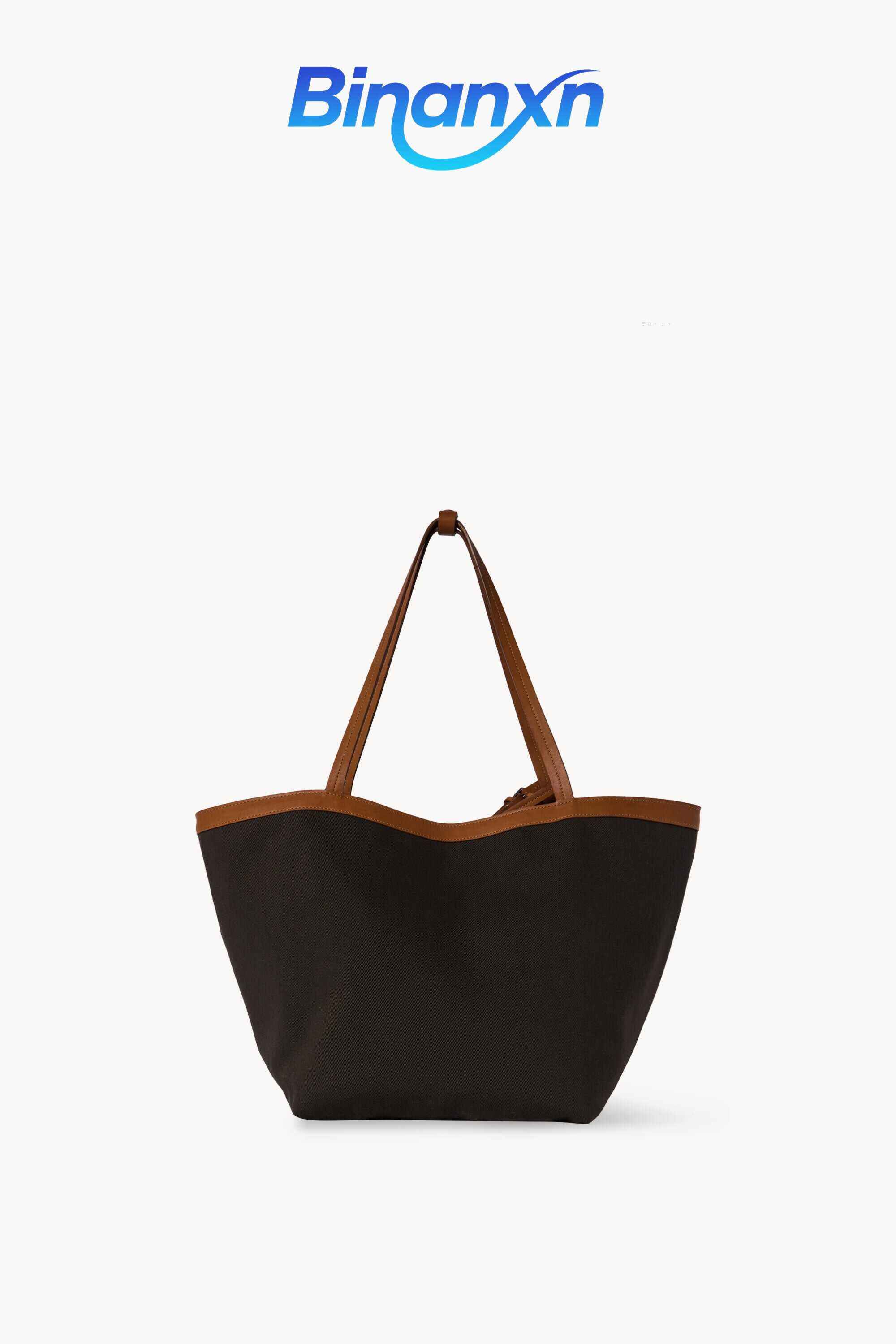 Park Tote Three Canvas Bag in Cotton and Leather
