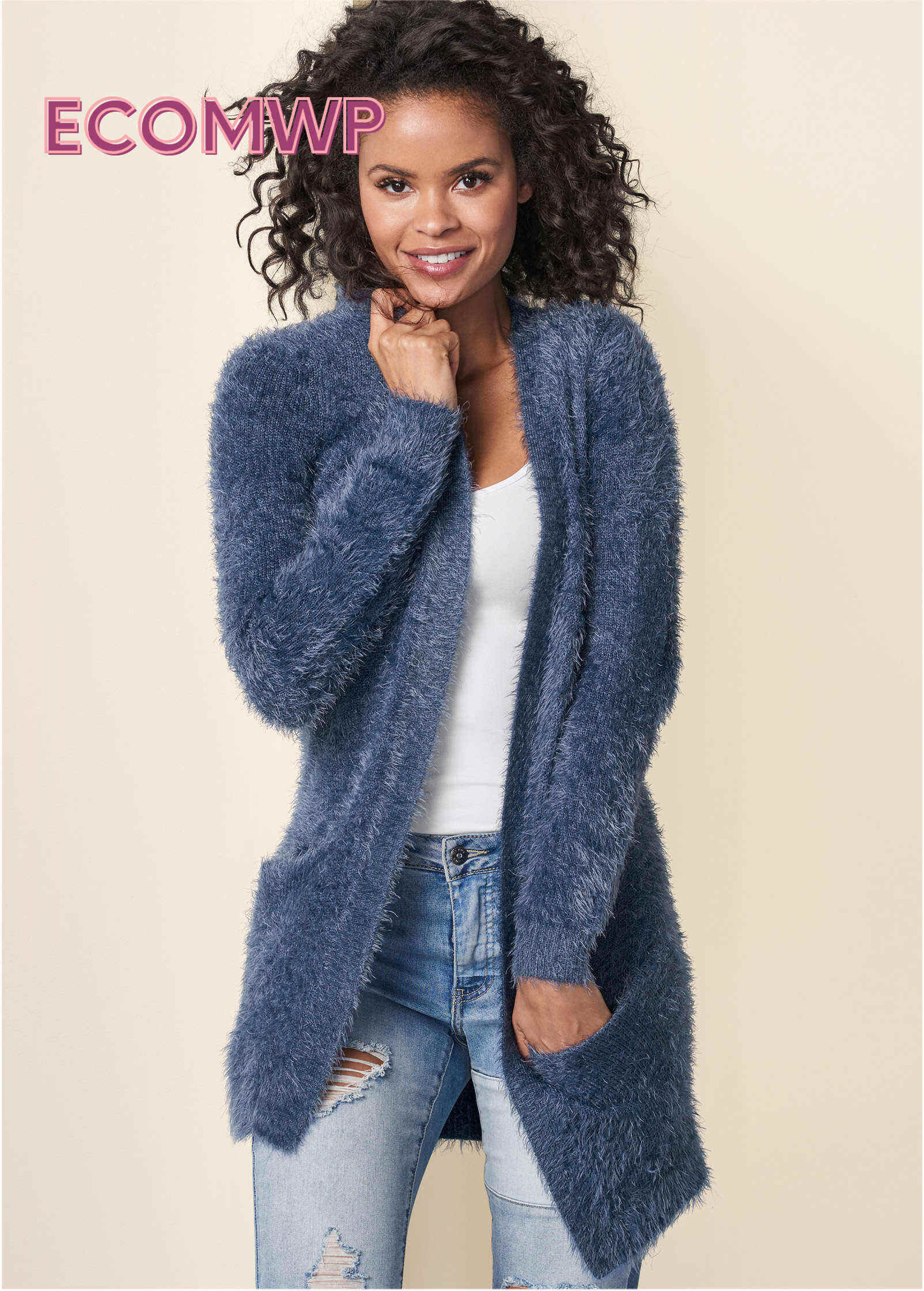 Cozy Cardigan - Dark Blue