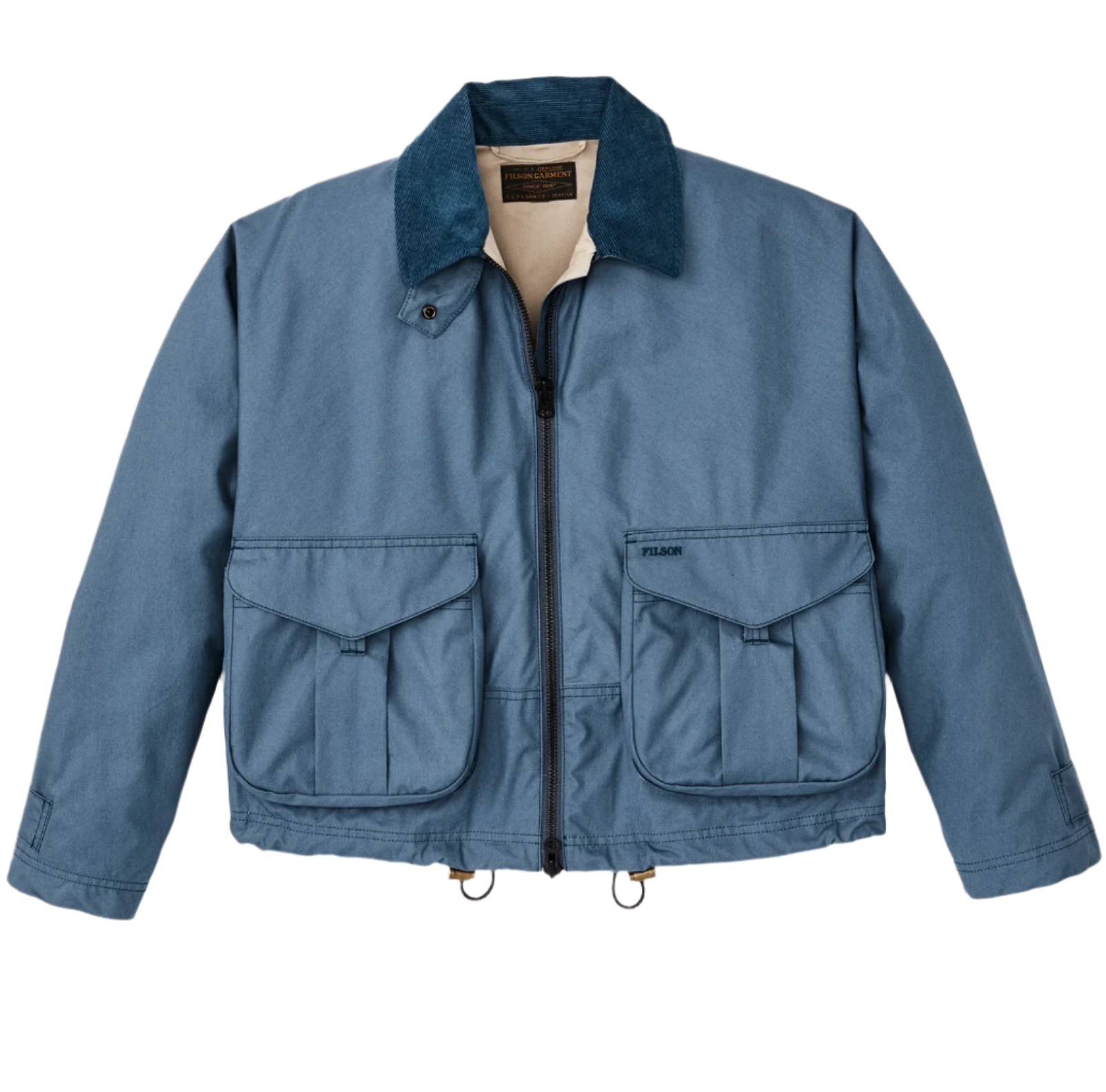 Filson Women's Aviator Short Work Jacket in Flag Blue