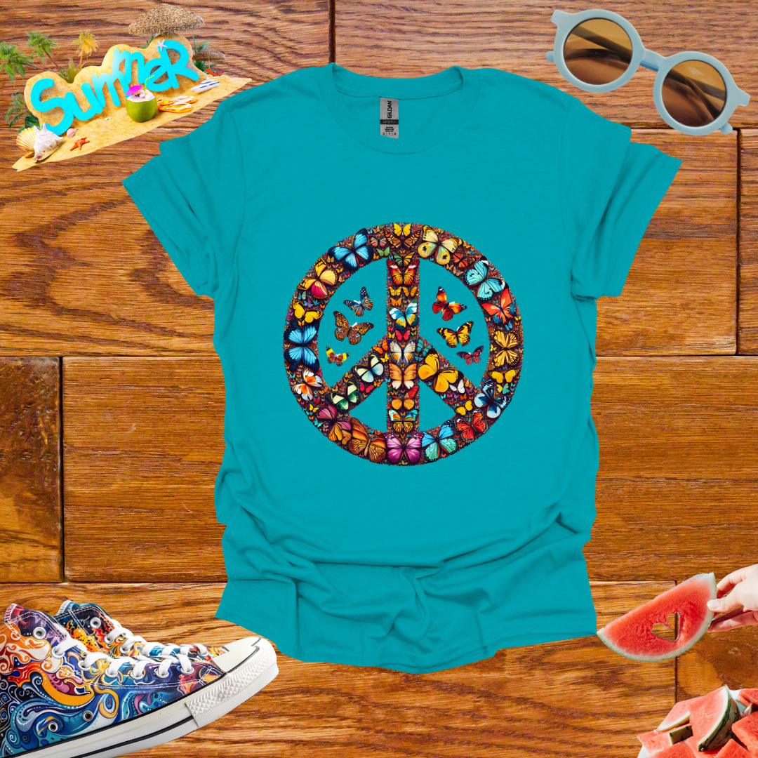 ZCKBDButterfly Peace T-Shirt