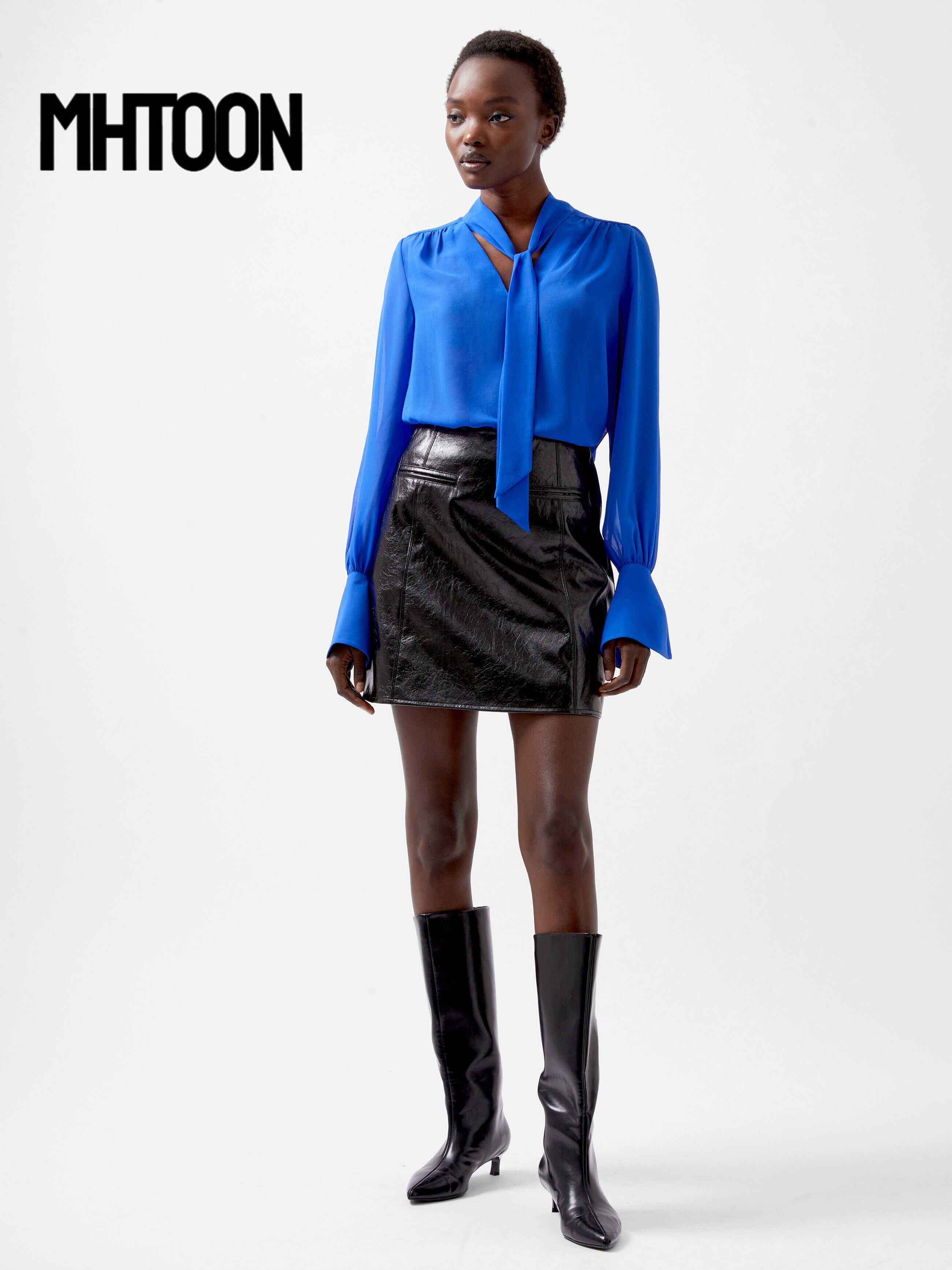 Emmett PU Mini Skirt