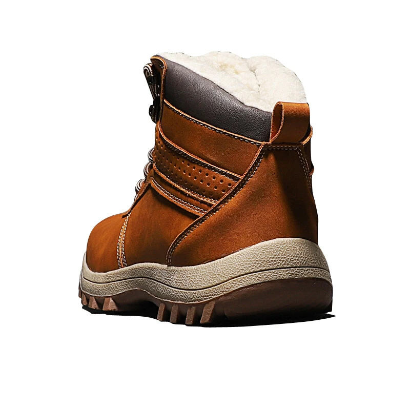 Hot Sale Men's Genuine Leather Comfortable Waterproof and Coldproof Hiking Boots Chelsea Boots