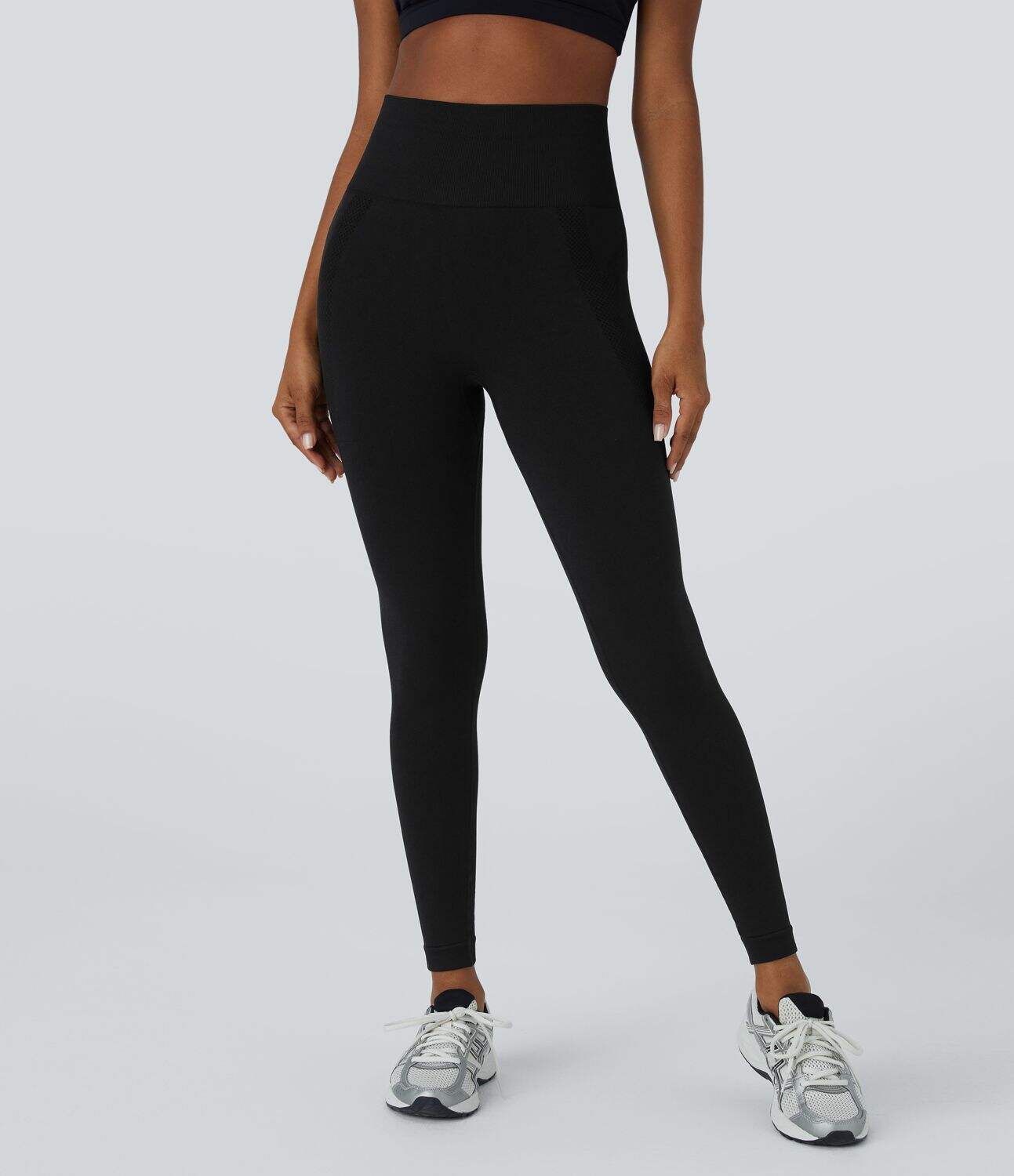 Seamless Flow High Waisted Ruched 7/8 Yoga Leggings