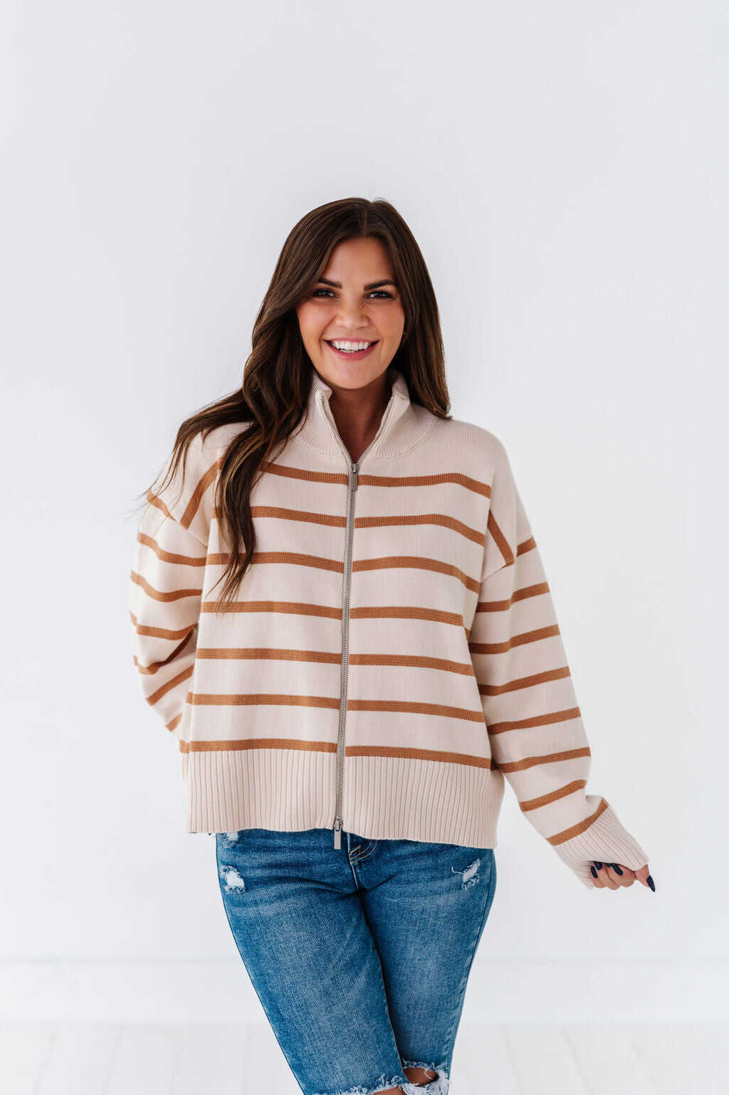 Sedona Zip Up Sweater - Size Small, Large, & XL Left