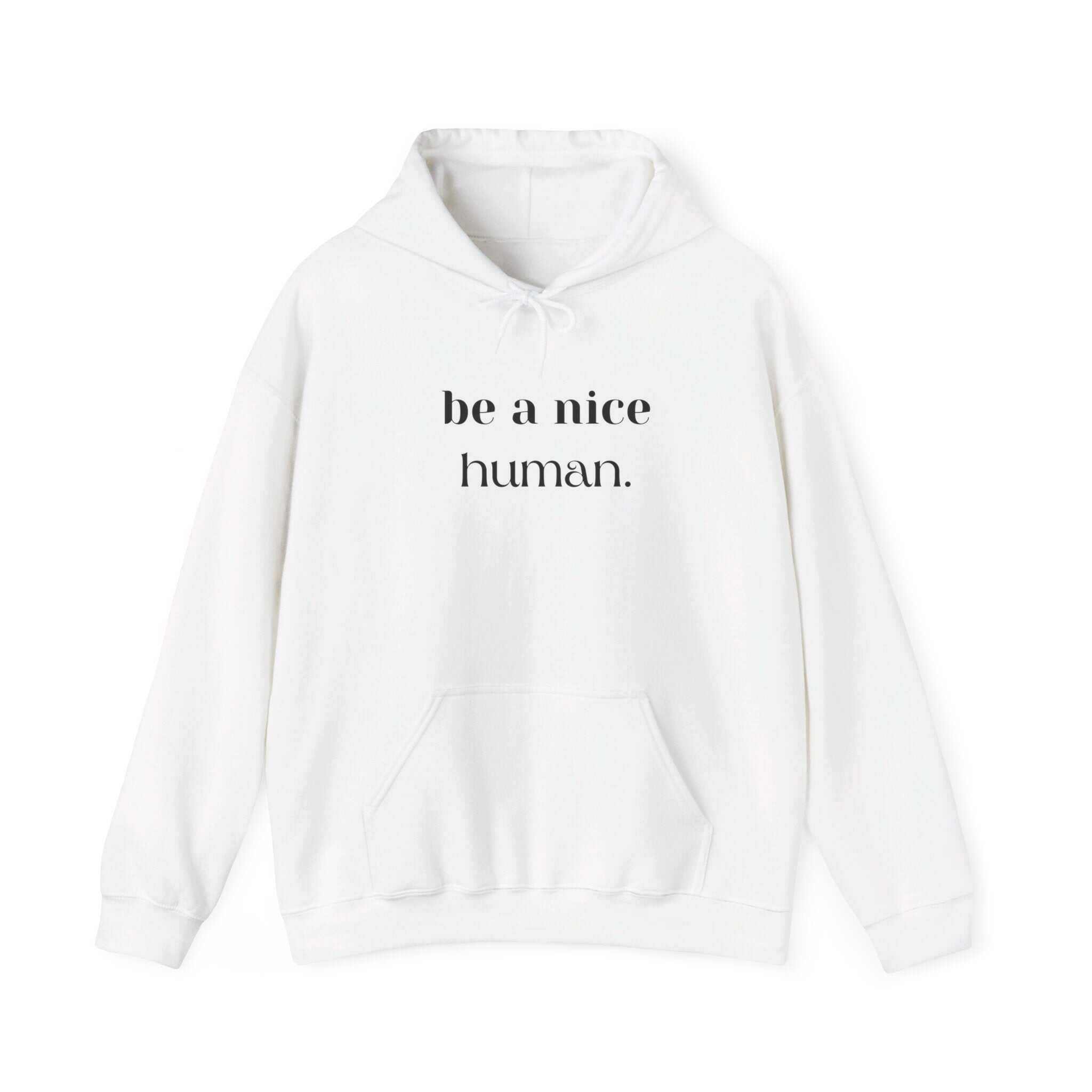 ZCKBDBe a nice human.. Unisex Heavy Blend™ Hooded Sweatshirt