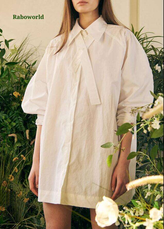 Recycled Nylon Shirt Dress